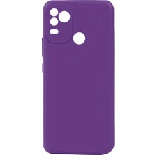 Omix X400 Kılıf N7TH Biye Silikon-Mor