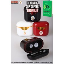 "dekomus Cep Defteri Hediyeli" Lisanslı "tekli" Çift Bıçaklı Pods/kulaklık Tasarımlı Kal