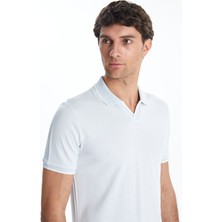 Lc Waikiki Yeni Sezon Polo Yaka Merserize Görünümlü Erkek Tişört