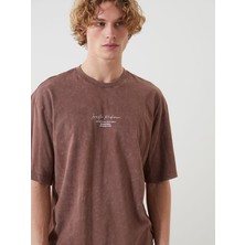 Lc Waikiki Yeni Sezon Bisiklet Yaka Kısa Kollu Baskılı Penye Erkek Tişört