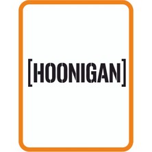 " Hoonigan " Oto Sticker Motor Sticker 25X8 cm Siyah