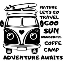 Karavan Yazı Sticker