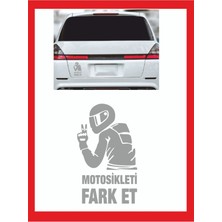 Motorsikleti Fark Et Sticker 15*9cm - Oto Sticker -Araba Sticker -