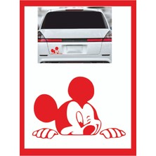 Mikimause Göz Kırpan - Oto Sticker 15*10CM - Araba Sticker - Oto Sticker-Orjinal Ürün Garantisi