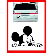Mikimause Göz Kırpan - Oto Sticker 15*10CM - Araba Sticker - Oto Sticker-Orjinal Ürün Garantisi