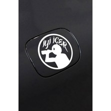 Iyi Içer Komik Depo Kapağı Sticker 11*11  cm