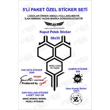 Suzuki 5 Parça Sticker Seti
