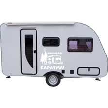 Manzaramı Kapatma Büyük Karavan Sticker