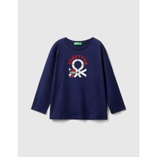 United Colors Of Benetton Erkek Bebek Uzun Kol Tshirt 10F2 1/6 Yaş