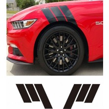 Eyba Oto Teker Üstü Simetrik Sticker - Araç Kaplama Sport