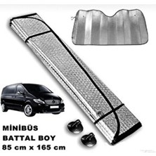 Point Balonlu Metalize Jumbo Araba Ön Cam Güneşliği 165X85CM Fiat Uyumlu Geniş Alan Koruma