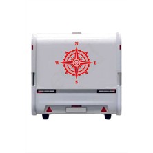 Pusula Sticker 60X60 cm 1 Adet Oto Sticker - Kamp Karavan Sticker