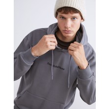Lc Waikiki Yeni Sezon Uzun Kollu Baskılı Erkek Hoodie