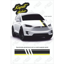 Kaput Şerit Parçalı Lüx Sticker 118X20 cm