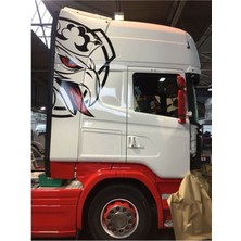 Tır Için Svempa Griffin Kabin Etiketi Çıkartması Büyük Boy Sticker Sağ Sol 2 Adet Set