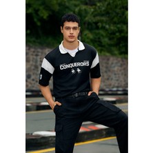 Lc Waikiki Yeni Sezon Polo Yaka Baskılı Erkek Tişört