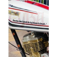 Ölmedim Ama Içimde De Sağ Kimse Kalmadı..! Motorsiklet Yazı Sticker Araç Arkası