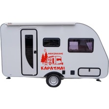 Manzaramı Kapatma Büyük Karavan Sticker