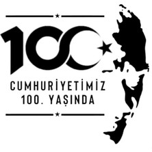 Cumhuriyetimiz 100. Yaşında Atatürk Silüet Sticker Araç Dükkan Reklam