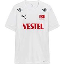Puma Türkiye Voleybol Milli Takım Erkek Beyaz Voleybol Forması.04