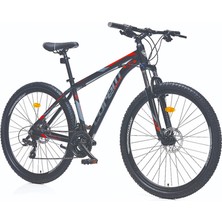 Corelli Felix 1.0 - 15'' Kadro - 26 Jant - Dağ Bisikleti - Siyah - Kırmızı / Gri