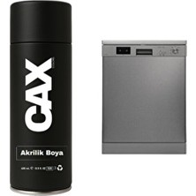 Inox Beyaz Eşya Dönüşüm Sprey Boya 400 ml Sıvıya Dayanıklı (Buzdolabı-Çamaşır Makinesi-Klima Vb)