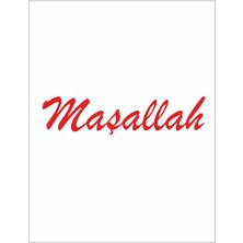 Maşallah Oto Sticker 33X6 cm