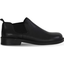 Bueno Shoes Siyah Deri Kadın Düz Ayakkabı 01WF2002 01WF2002