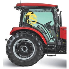 Traktör Ejderha Canavar Cam Sticker Yapışkanlı Motor Tümosan Başak Case Massey Ferguson