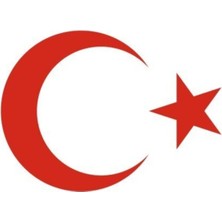 Findit Ay Yıldız Sticker Türk Bayrağı Sticker