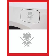 Minik Silahlı Adam Sticker 13*14 cm - Oto Sticker - Duvar Sticker
