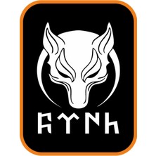 Kurt Hilal Türk Yazılı Oto Sticker 27X20 cm Beyaz