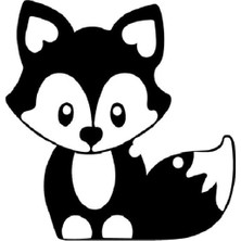 Tilki Sticker Duvar Oyun Çocuk