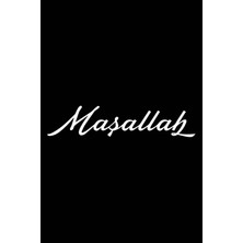 Maşallah Sticker Oto Sticker Araba Sticker Cam Sticker Duvar Sticker 20 cm