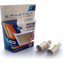 Photon PH7219SNA LED Sinyal Ampulu Şaşı 12V 93 Sarı 21W