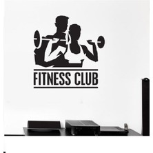 Spor Fitness Kadın Erkek Fit Sticker Işyeri
