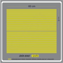Stop Çizgisi Her Araca Uyumlu Sağ Sol 60X30 2 Adet Araba Sticker Oto Sticker Şerit
