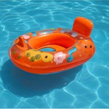 Çocuk Deniz Simidi Unicorn Oturakli Tutucakli 0-3 Yas