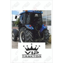 Vıp Tractor Folyo Sticker 35X28