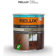 Relux Paint RELUX Sıvı Cam 2k Ultra Parlak Vernik 0.8 lt Çok Renkli Su/Kimyasal Dayanımlı Yüzey Koruma
