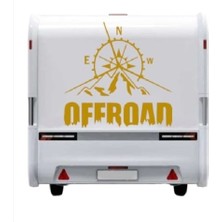 Camp Sticker Doğa- Dağ-Çam-Kamp-Doğal-Karavan- Piknik-Araç Oto Araba Sticker