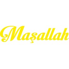 Maşallah Oto Sticker Sarı