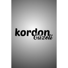 Kordon Güzeli Sticker Motosiklet Sticker, Oto Sticker 25 x 7,5 cm