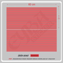 Stop Çizgisi Her Araca Uyumlu Sağ Sol 60X30 2 Adet Araba Sticker Oto Sticker Şerit
