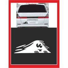 Yeni Trend Sevimli Bakan Adam Sticker - Oto Sticker - 20*7cm