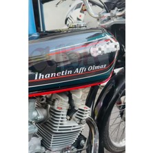 Ihanetin Affı Olmaz Motorsiklet Yazı Sticker Araç Arkası