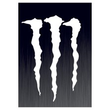 Monster Logo Folyo Sticker