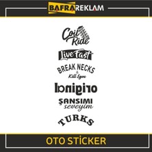 Oto Arka Cam Araba Sticker Yapıştırma