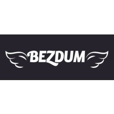 Bezdum Sticker  Beyaz Network Sticker Motorsiklet Sticker 18X3 cm