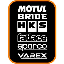Arka Cam ve Çamurluk Oto Sticker Paket 35X20 cm Beyaz Model 1